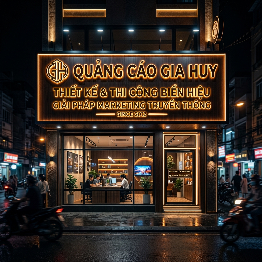 Mẫu biển hiệu cửa hàng mặt tiền độc đáo